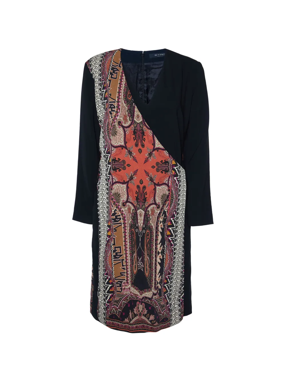 Etro Pre-Owned paisley-print wool dress - Nero