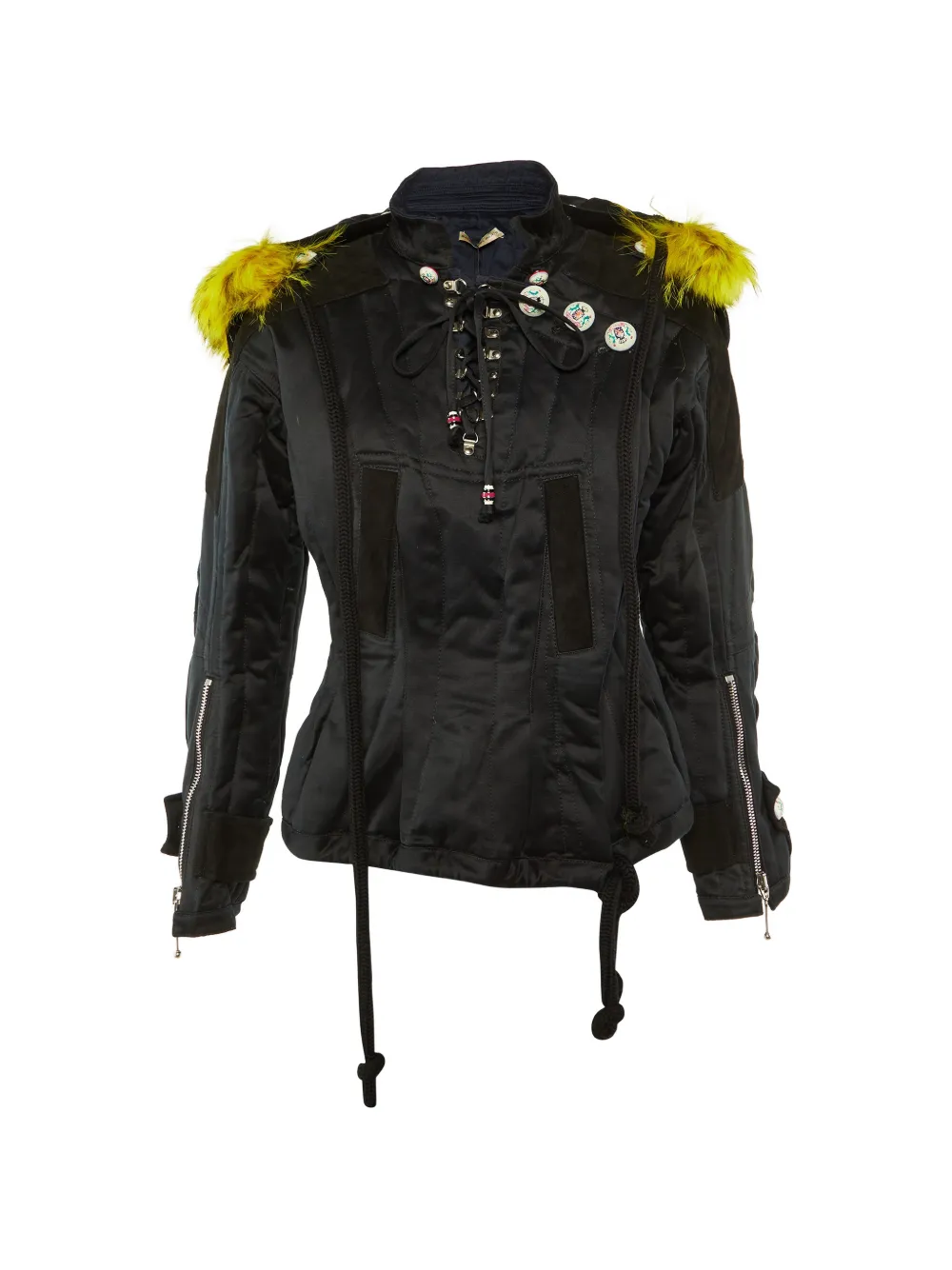 Balenciaga Pre-Owned detachable hood jacket - Nero