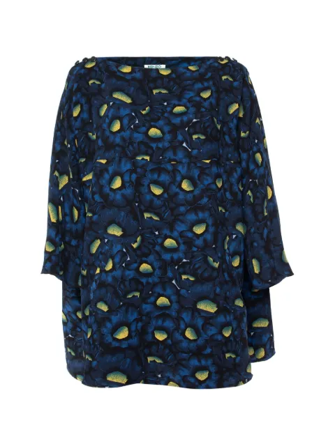 Kenzo Pre-Owned floral-print oversized blouse