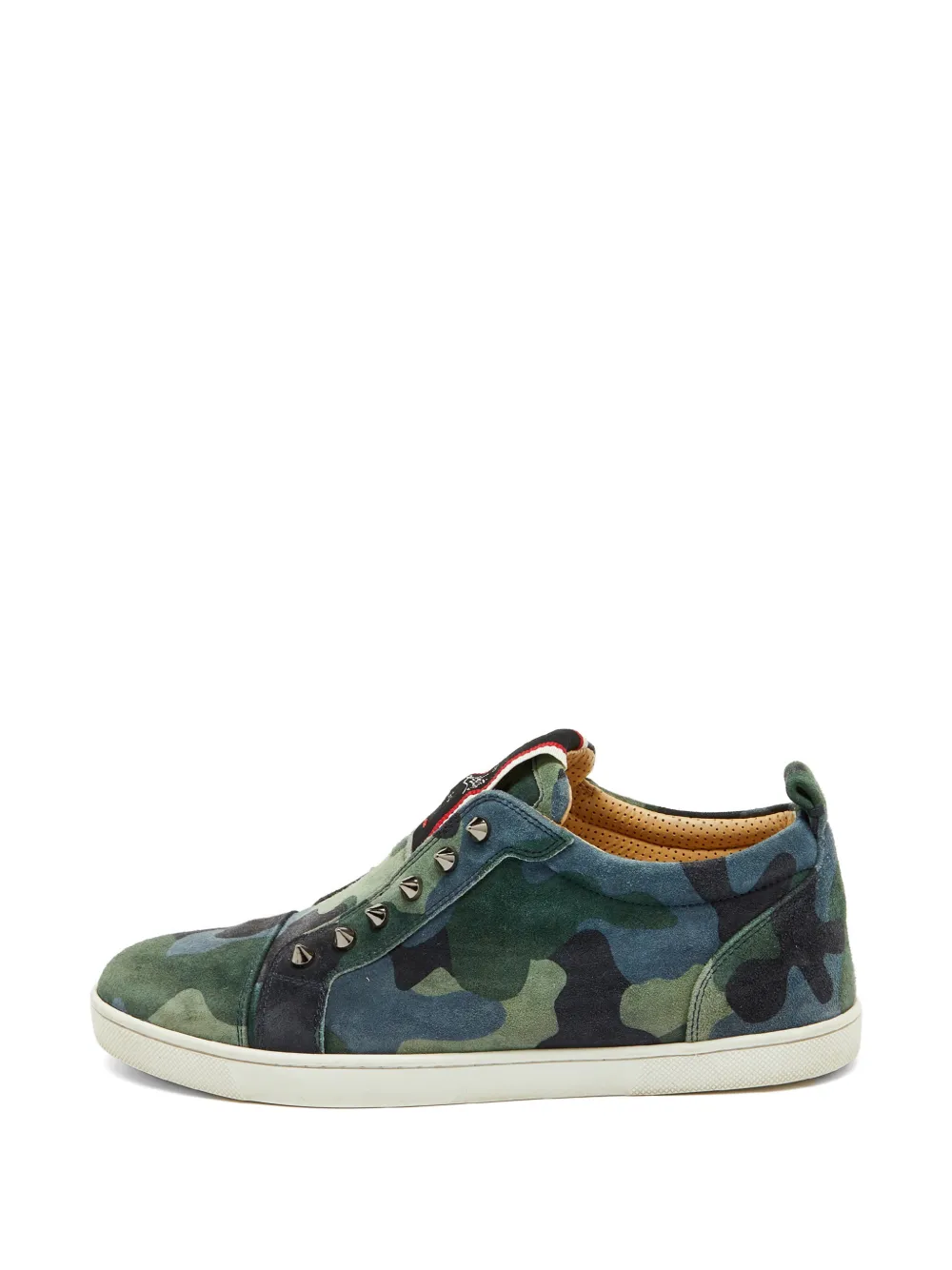 Christian Louboutin Pre-Owned F.A.V Fique A Vontade camouflage sneakers - Grün