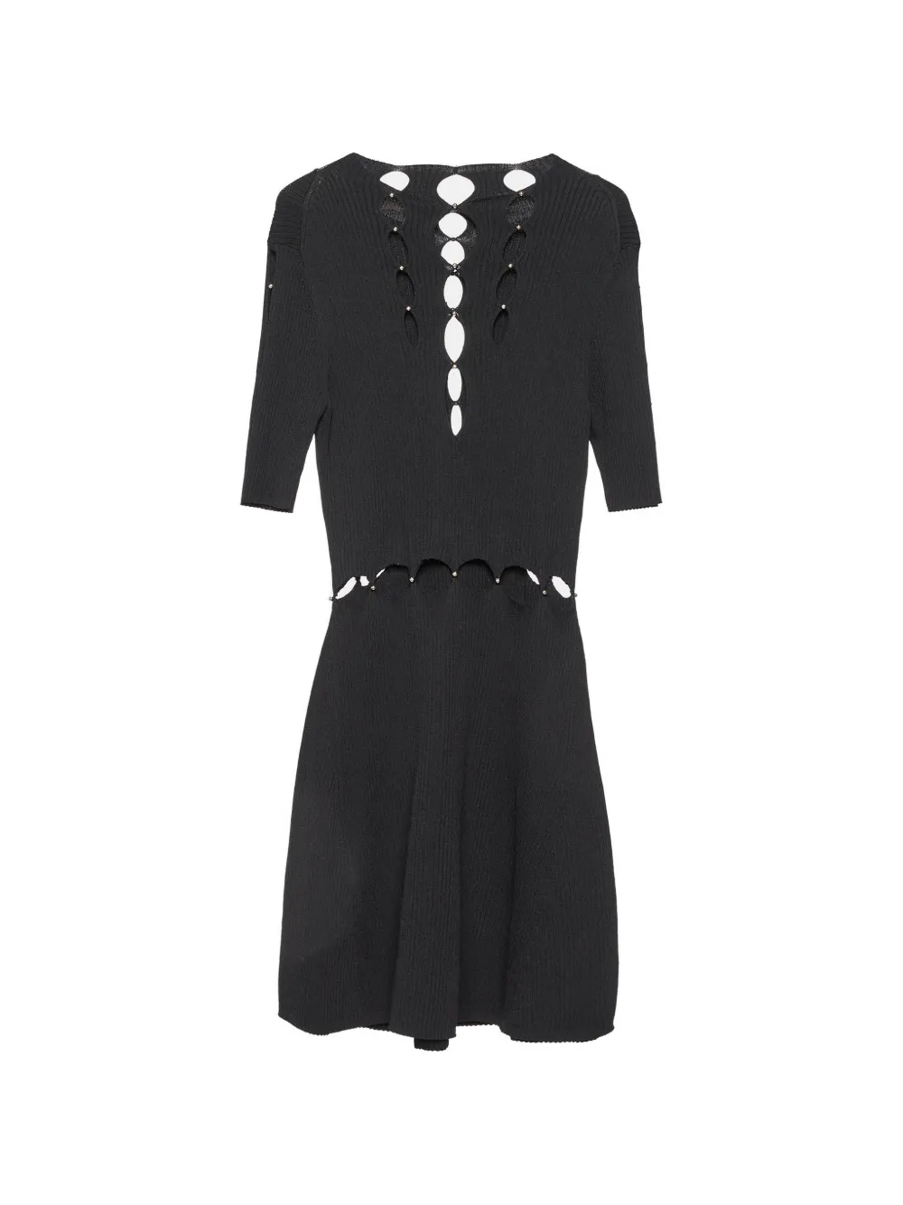 Maje cut-out beaded dress - Nero