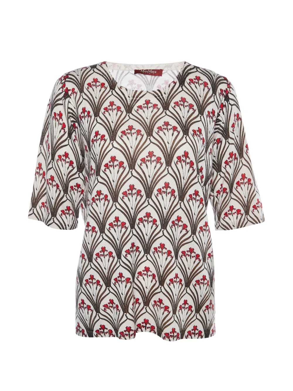 Max Mara floral-print top - Toni neutri
