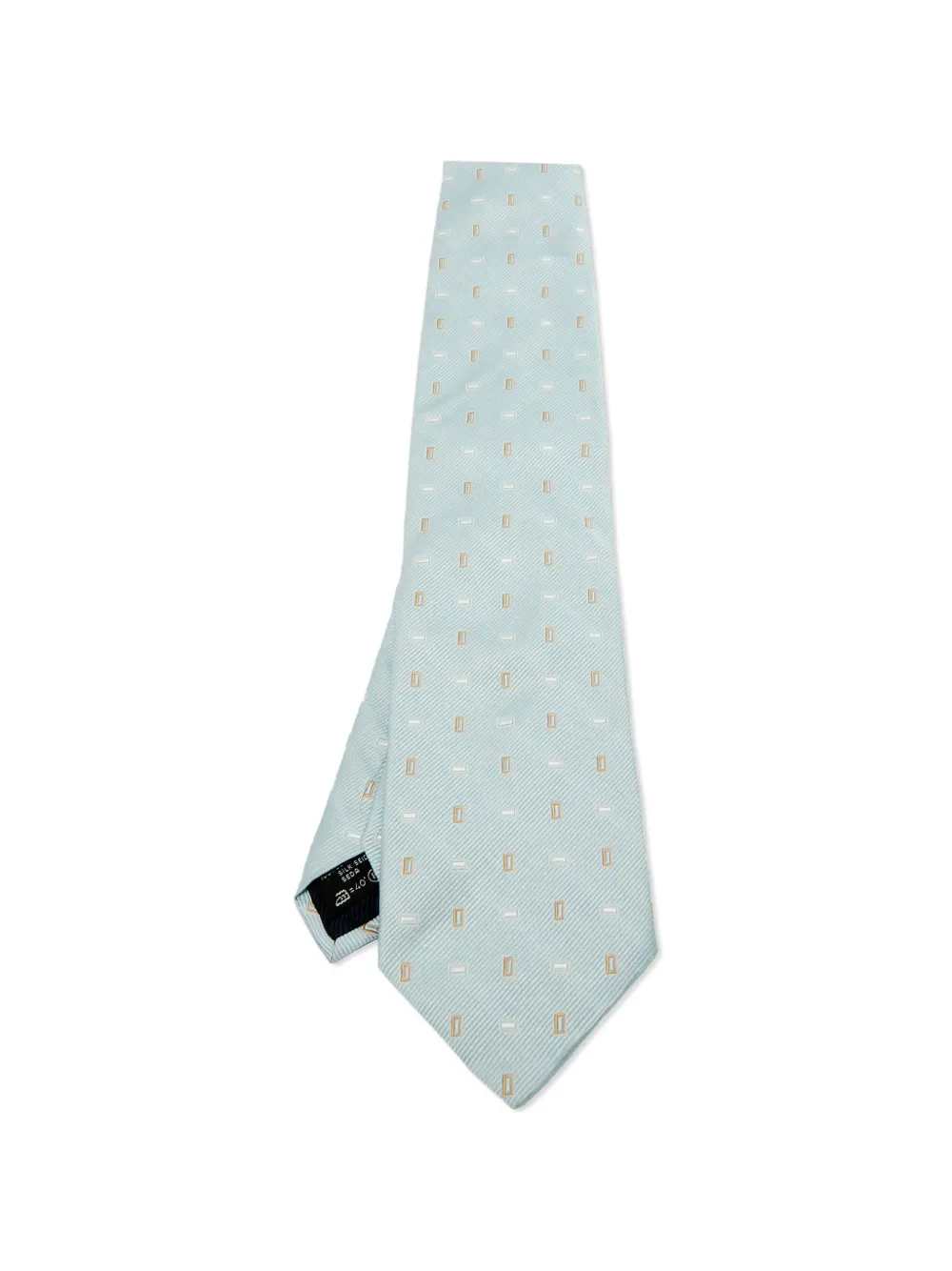 Ermenegildo Zegna Vintage patterned silk tie - Blu