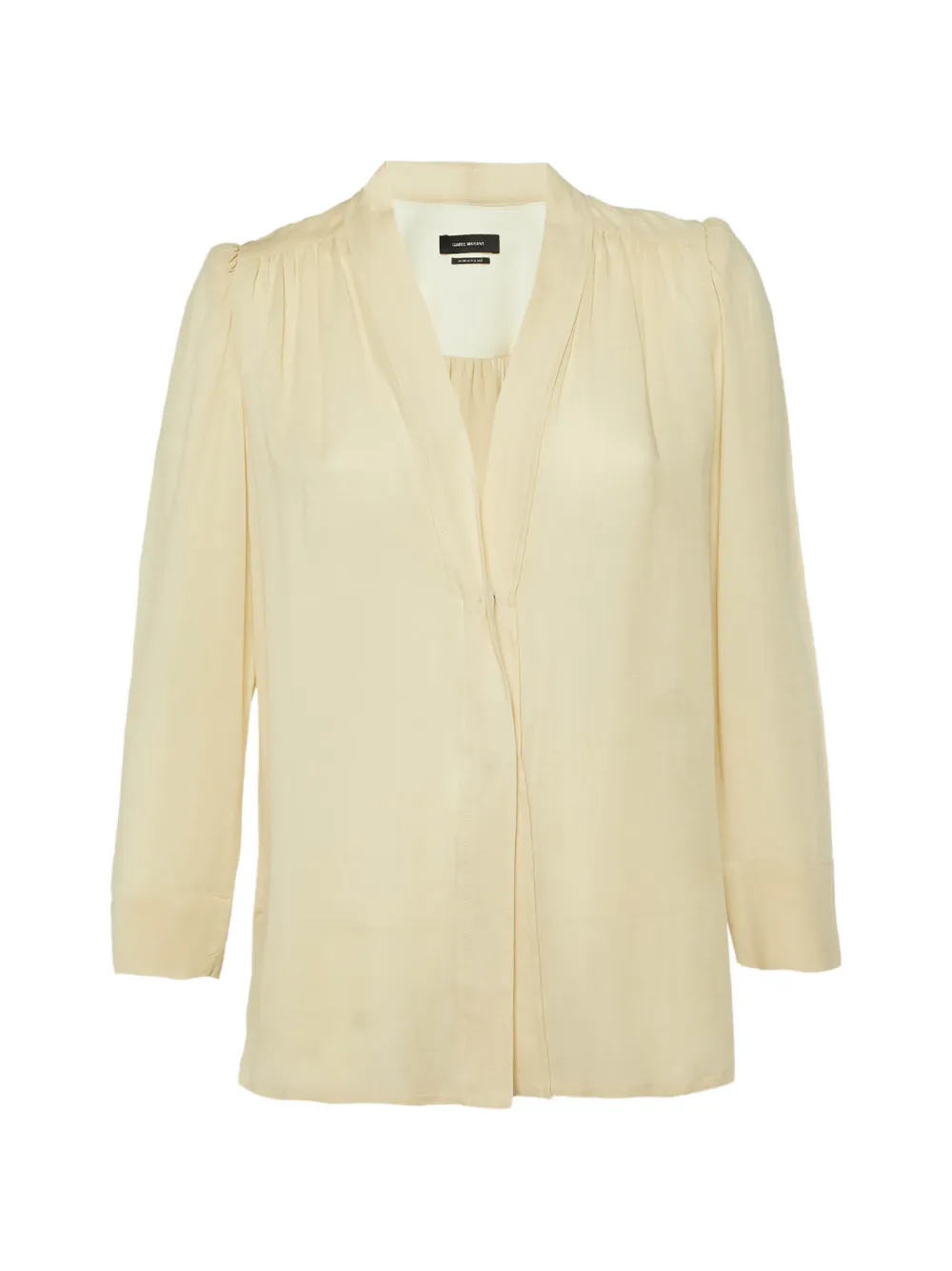 ISABEL MARANT gathered-detail blouse - Nude