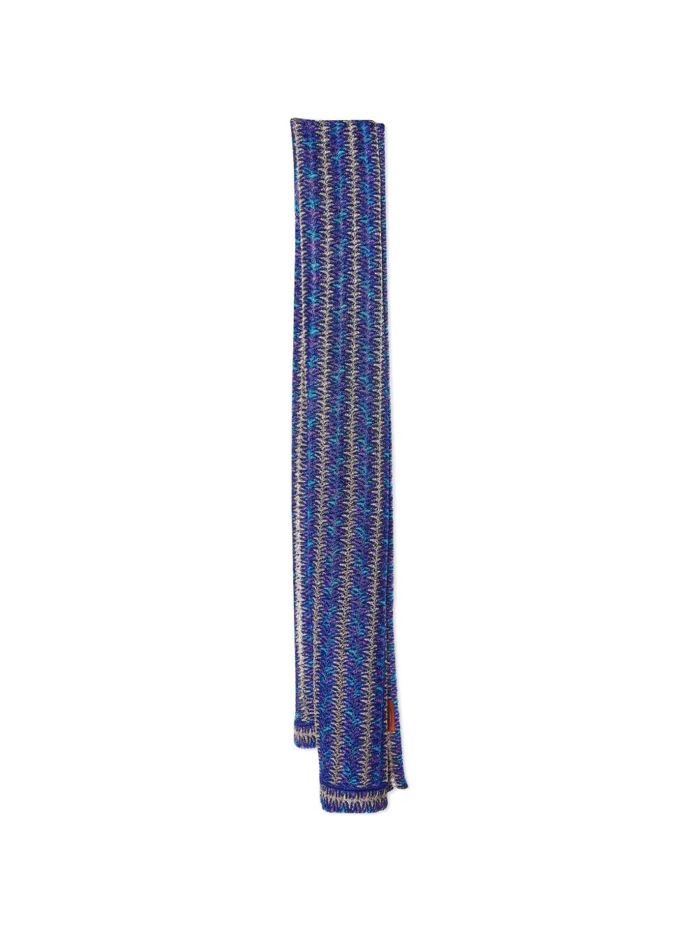 Missoni Pre-Owned lurex knit scarf - Blu
