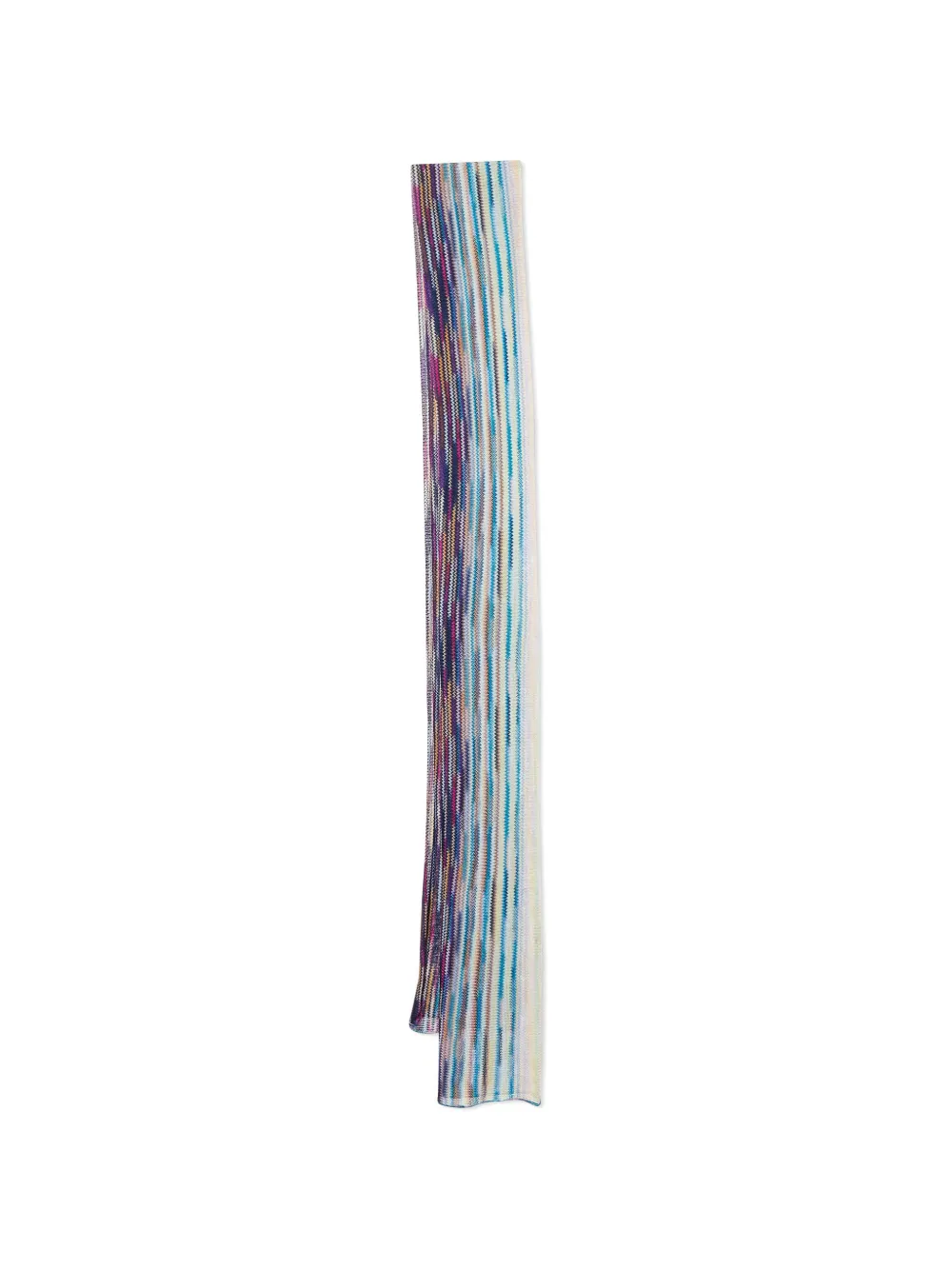 Missoni Pre-Owned Striped knit scarf - Blu