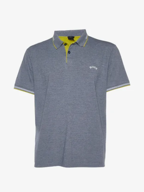 BOSS logo-embroidered polo shirt