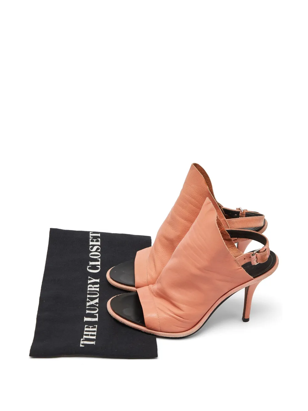Balenciaga Pre-Owned Glove slingback sandals - Arancione