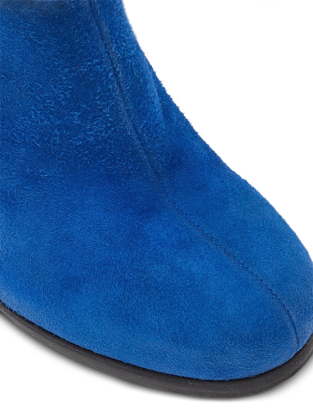  Balenciaga Pre-owned Suede Ankle Boots - Bleu 