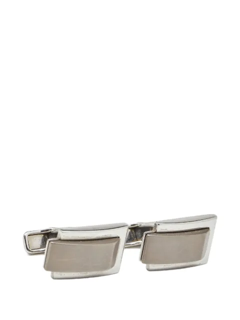 Dunhill rectangle stainless steel cufflinks
