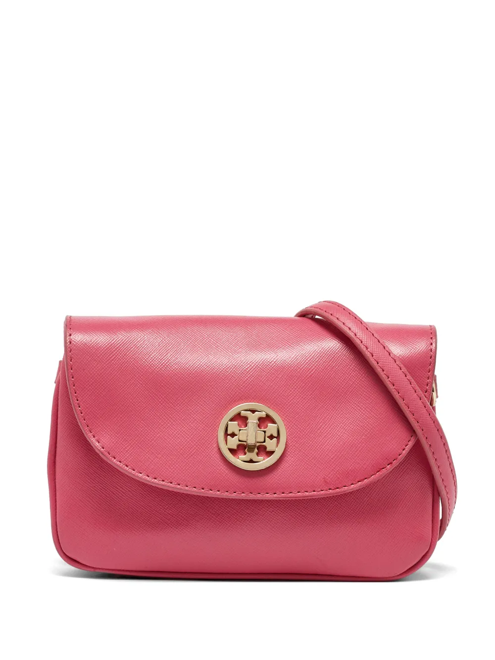 Tory Burch Robinson leather cross body bag - Rosa