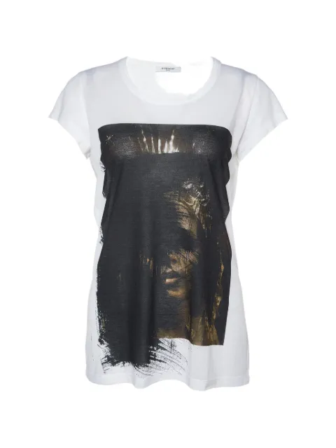 Givenchy Pre-Owned camiseta estampada con cuello redondo