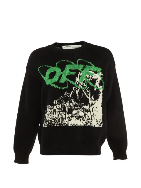 Off-White Pre-Owned Ruined Factory crew-neck sweater
