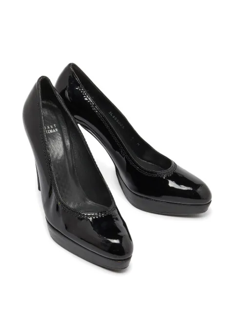 Stuart Weitzman patent leather heeled pumps