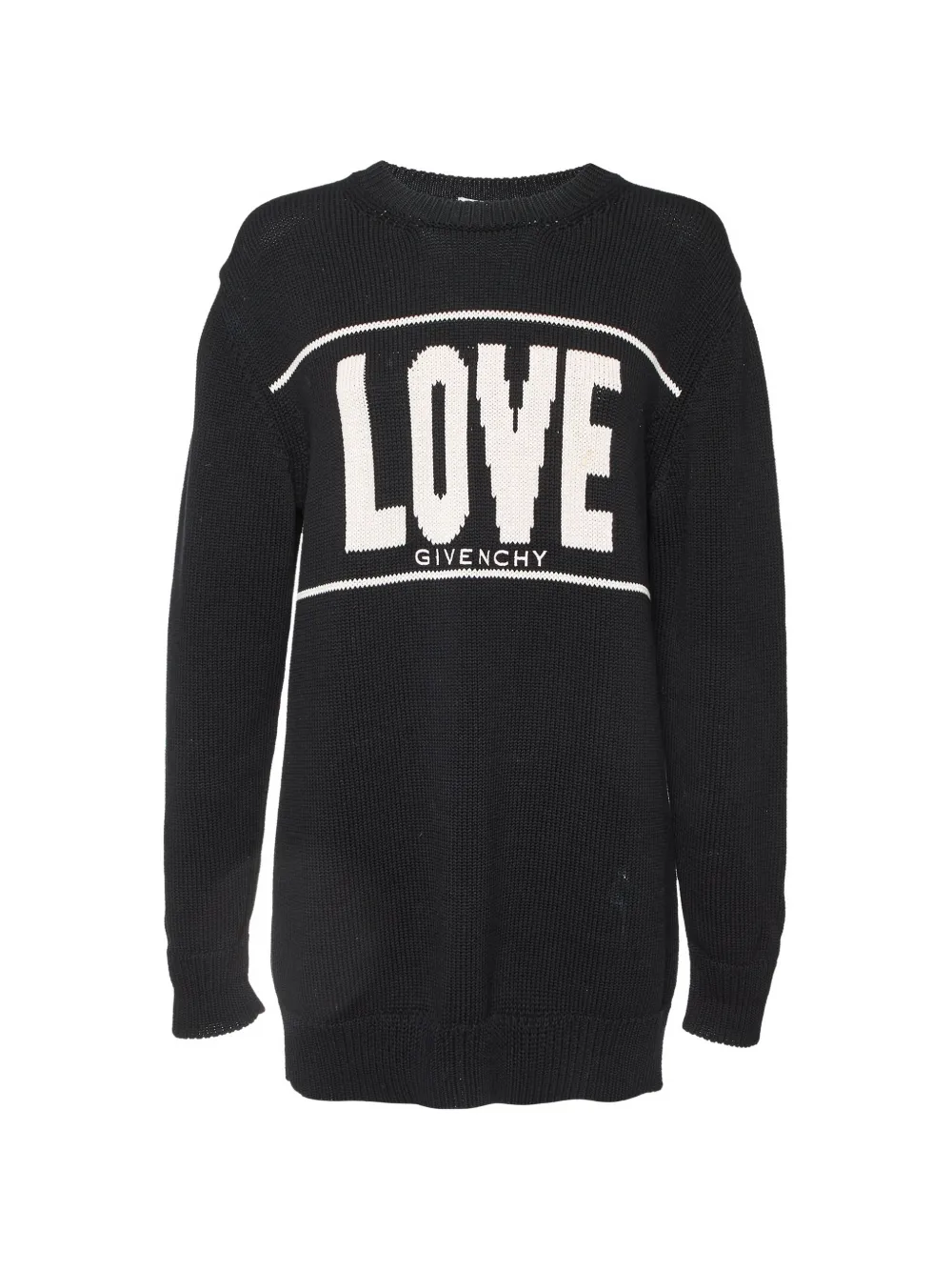 Givenchy Pre-Owned logo-knit sweater - Nero