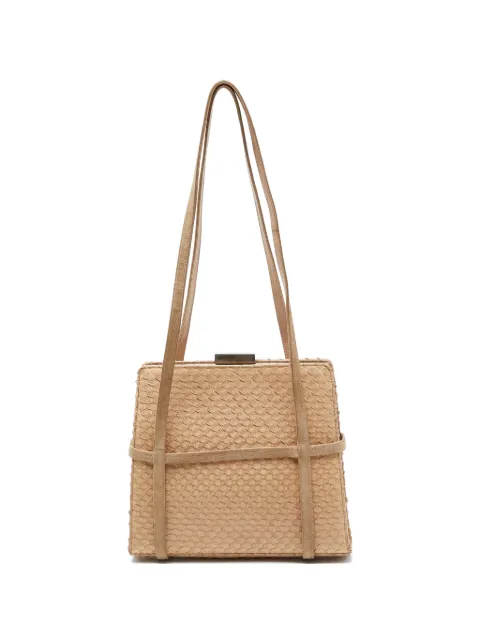 Bally Watersnake leather shoulder bag