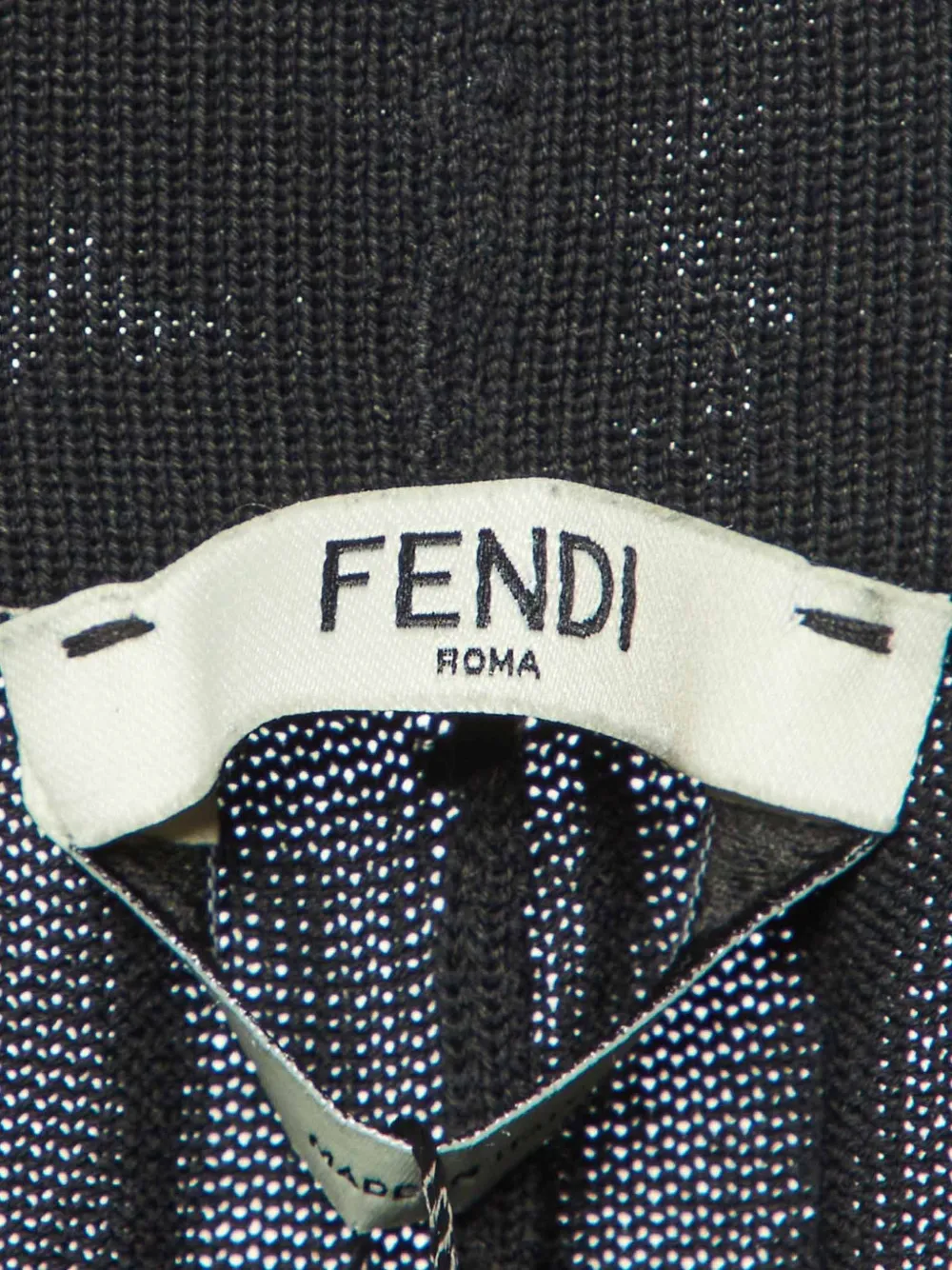 Fendi Pre-Owned Gebreide trainingsbroek Zwart