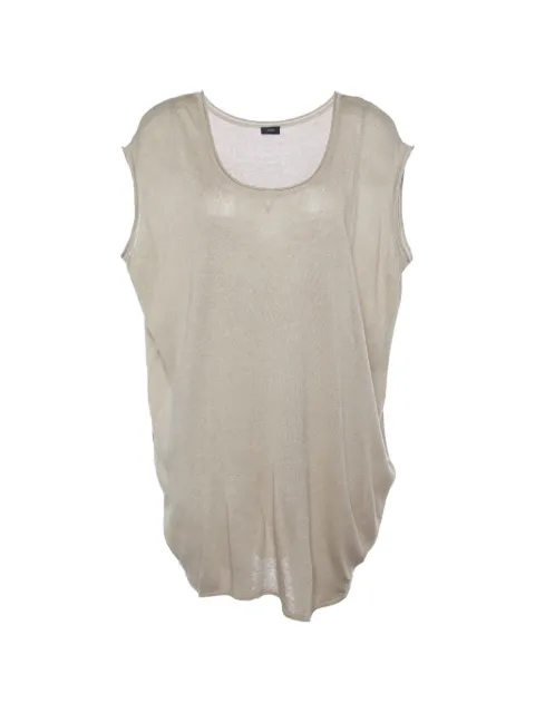 JOSEPH linen-knit top