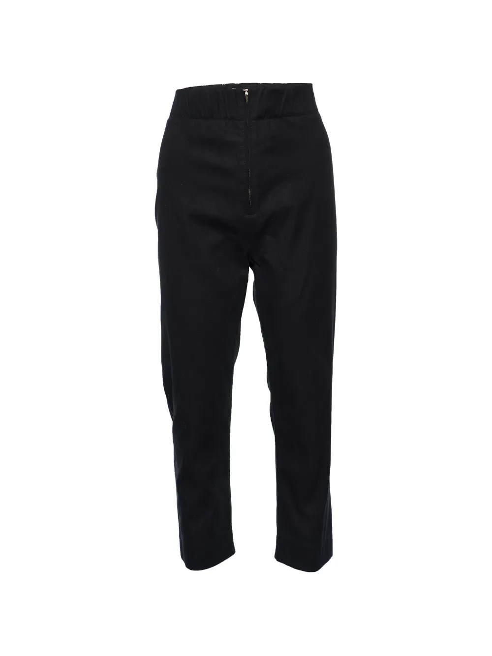 Marni Pre-Owned elasticated-waist zip-fastening trousers - Nero