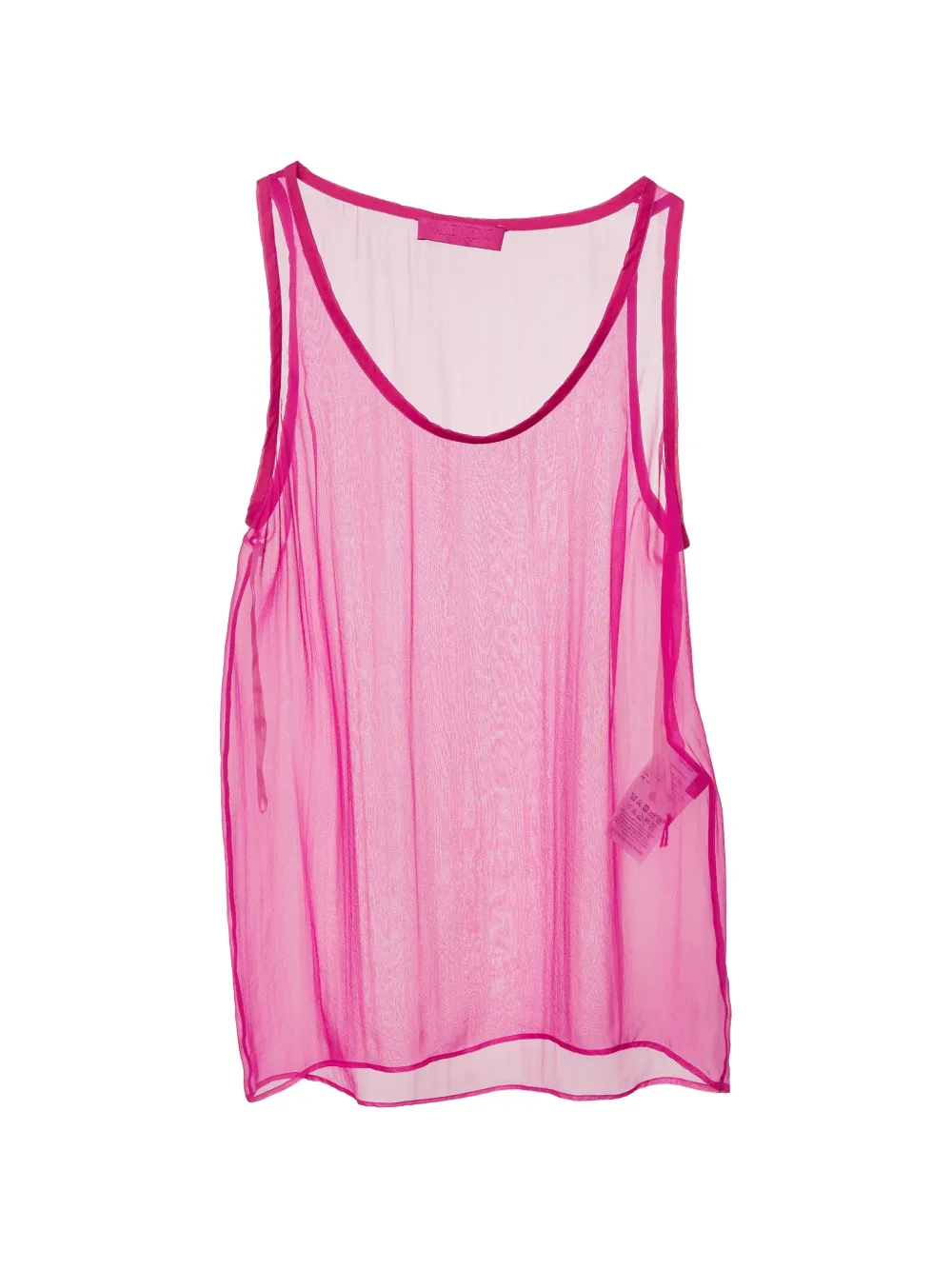 Valentino Garavani Pre-Owned sheer sleeveless top - Rosa