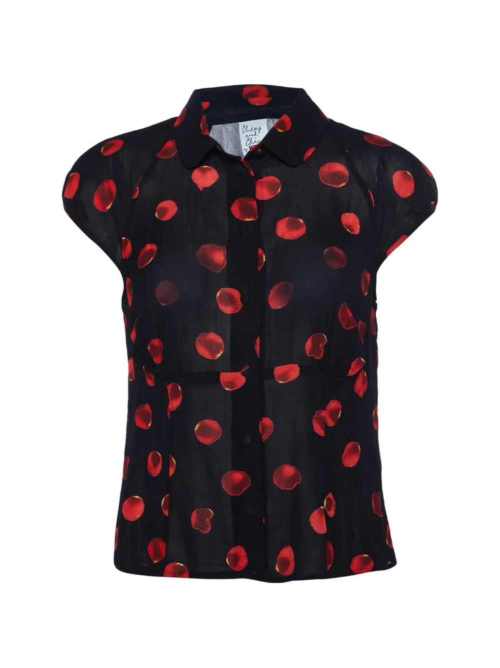 Moschino Cheap & Chic Top con stampa - Nero