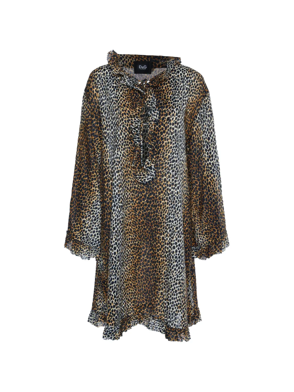 D&G PreOwned Abito corto con stampa - Toni neutri