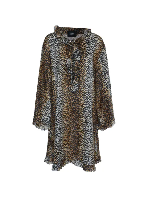 D&G PreOwned Abito corto con stampa