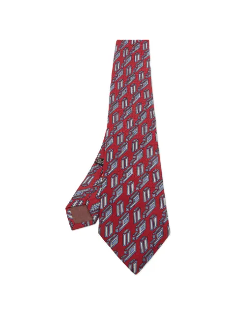 Christian Dior Pre-Owned Christian Dior logo-pattern tie