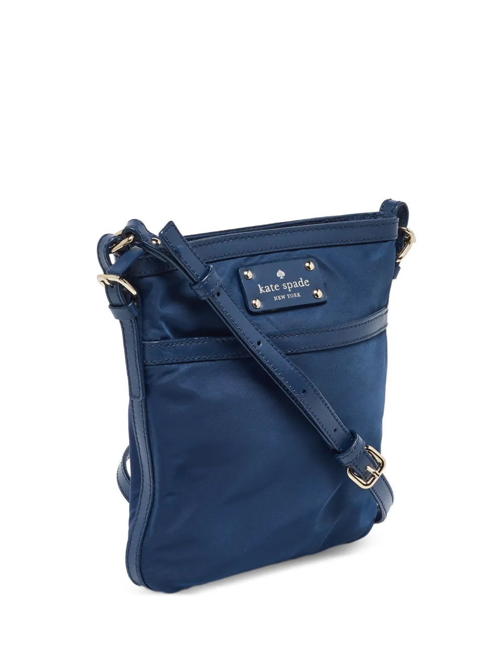 Kate Spade leather-trim crossbody bag - Blu