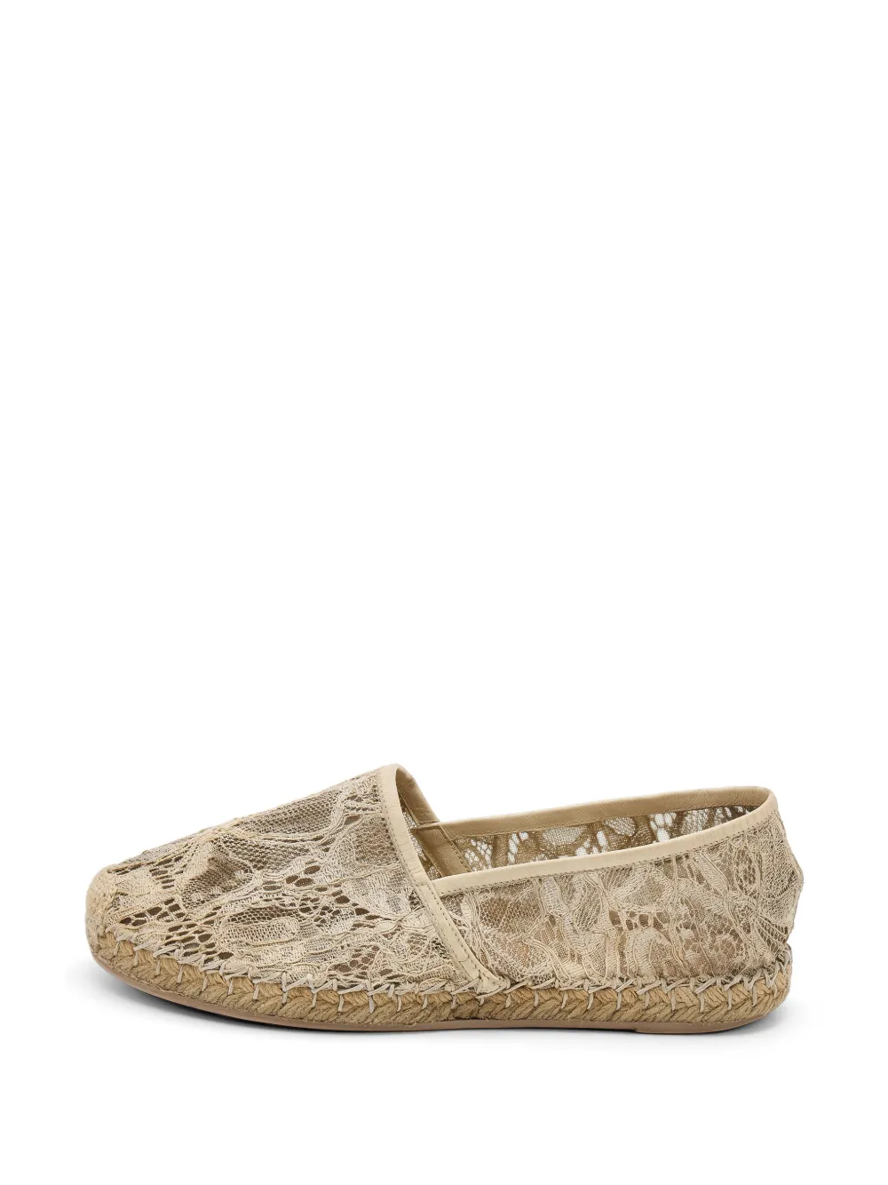 Valentino Garavani Pre-Owned lace espadrilles - Toni neutri