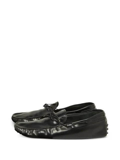 Tod's Vintage leather slip-on loafers