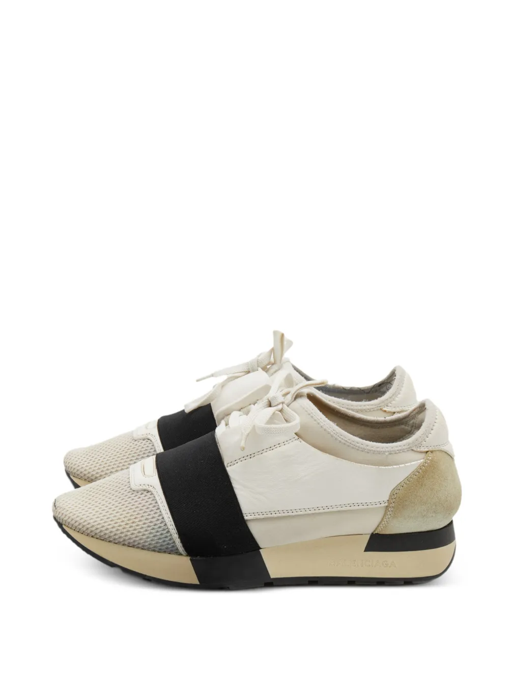 Balenciaga Pre-Owned Race Runner sneakers - Nude