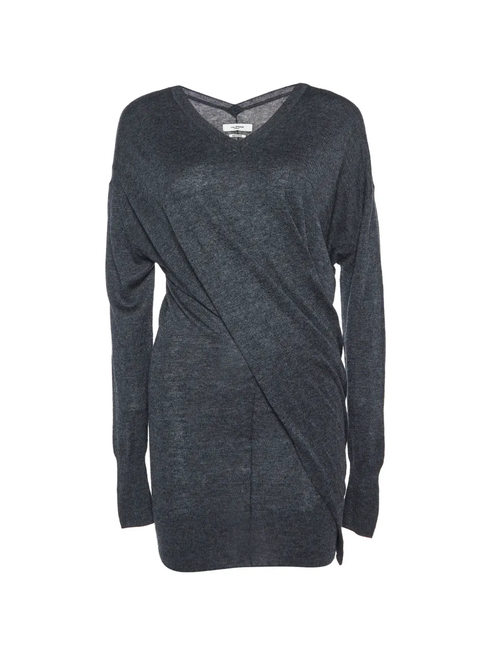 MARANT ÉTOILE draped mini dress - Grigio