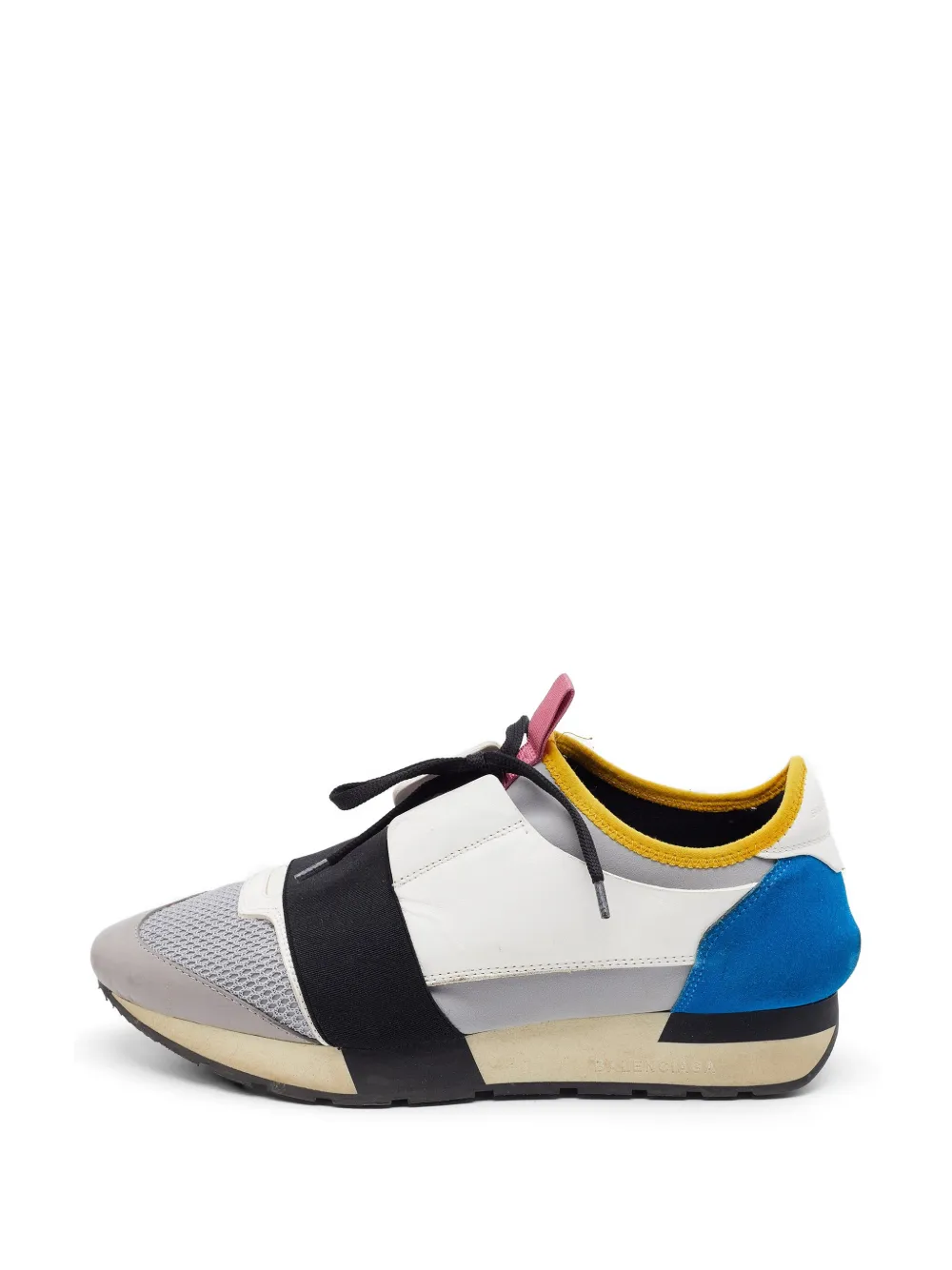 Balenciaga Pre-Owned Race Runner lace-up sneakers - Grau