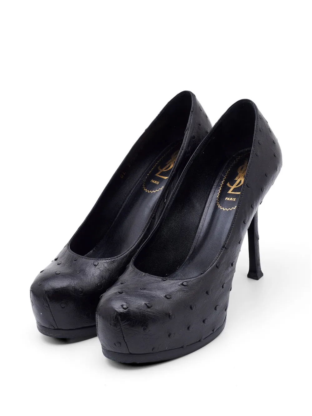 Saint Laurent Pre-Owned Tribtoo platform pumps - Nero