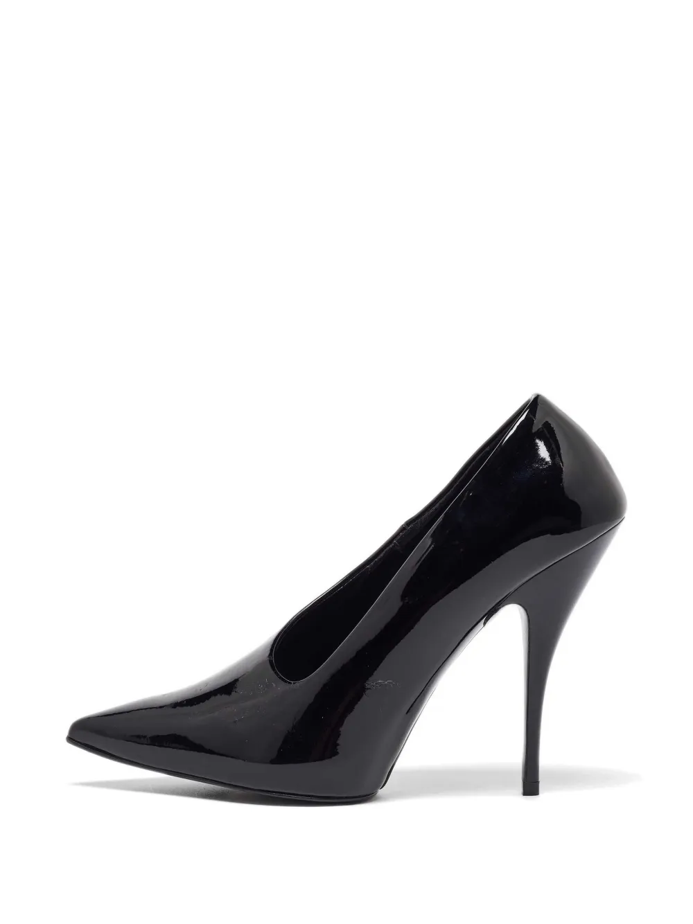 Stella McCartney Pre-Owned V-neck pointed-toe pumps - Schwarz