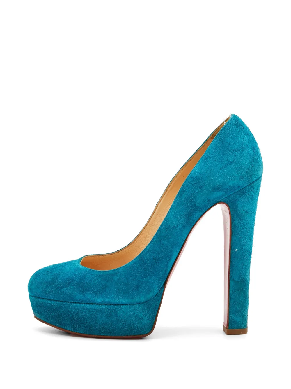 Christian Louboutin Pre-Owned Bibi platform pumps - Blau
