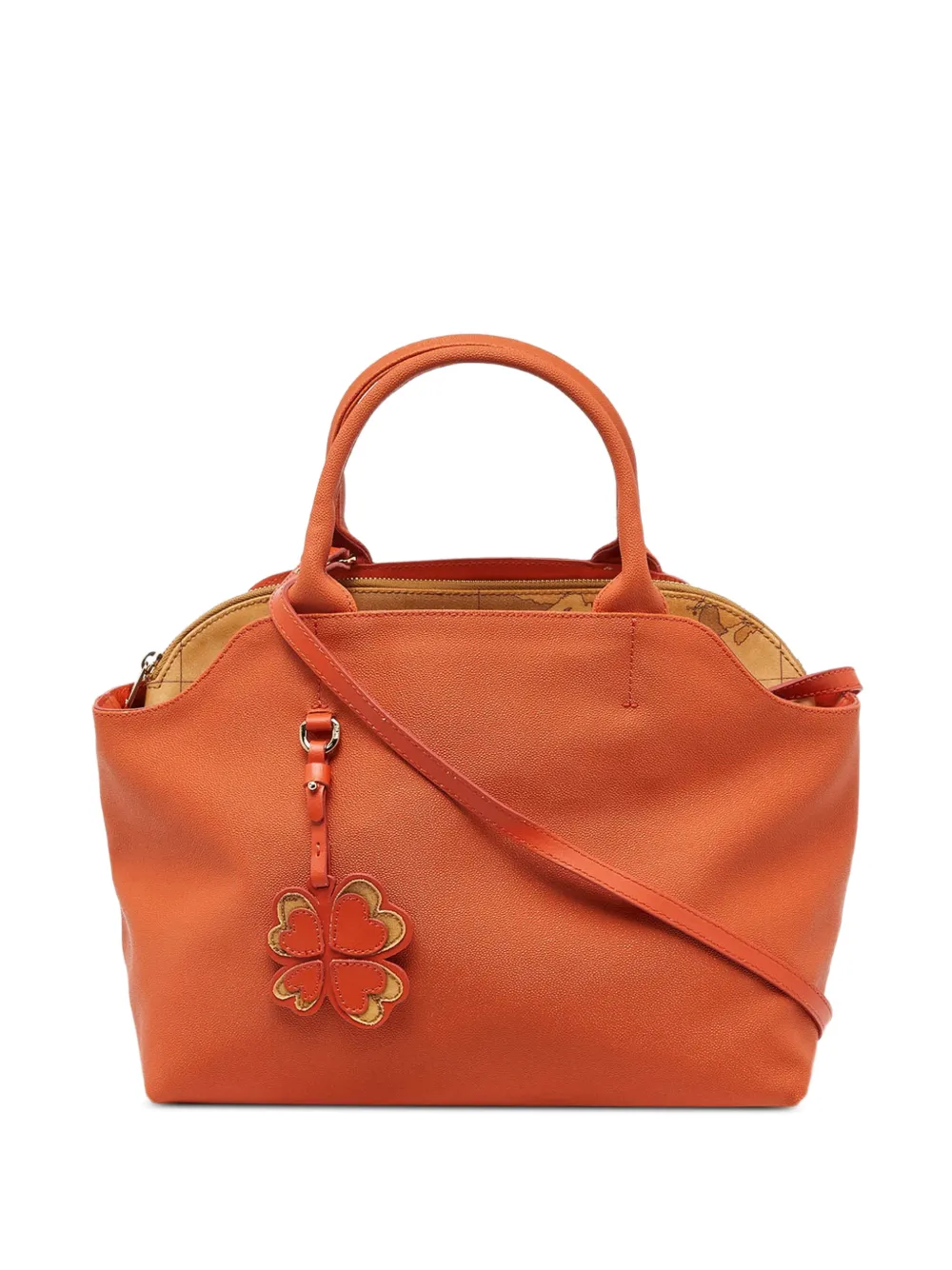 ALVIERO MARTINI 1° CLASSE leather satchel bag - Arancione