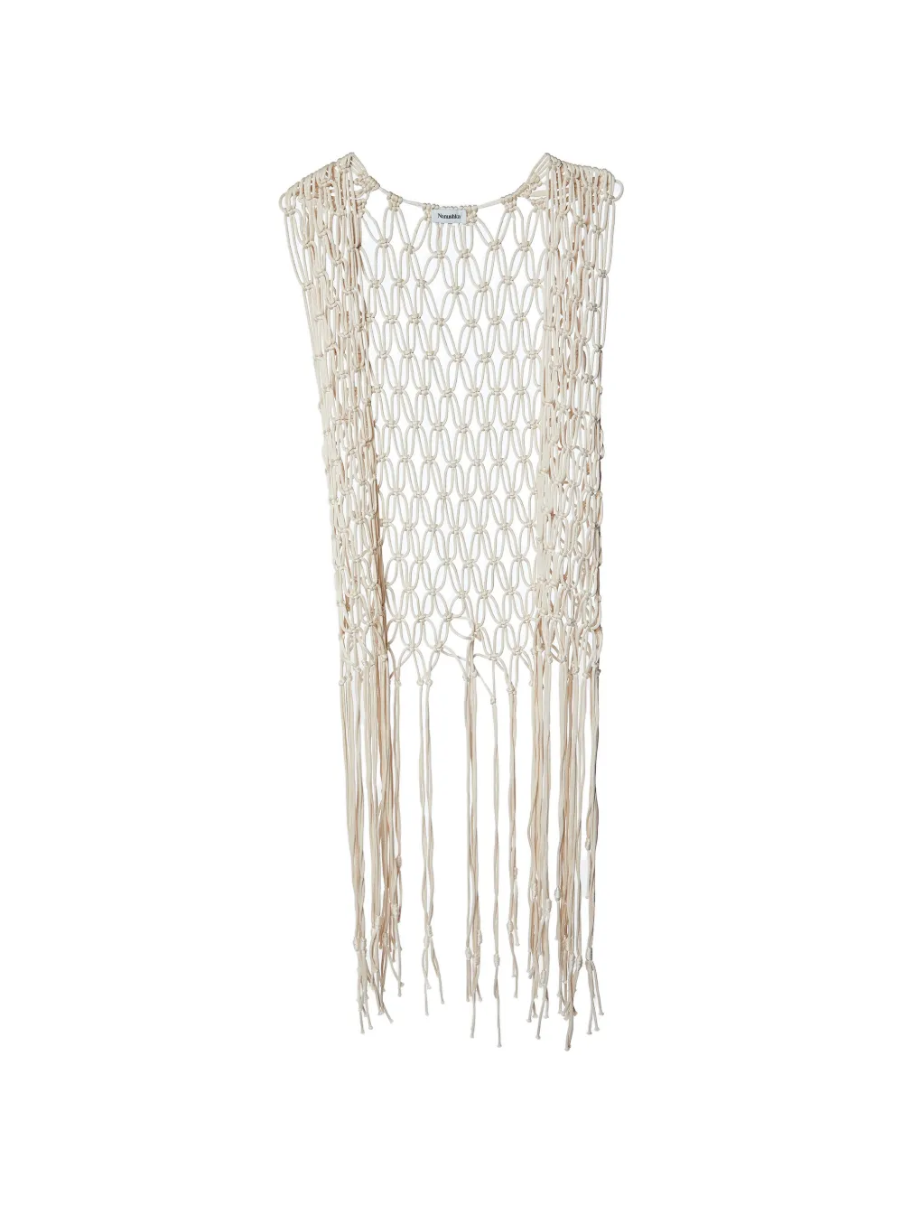 Nanushka fringed vest - Toni neutri