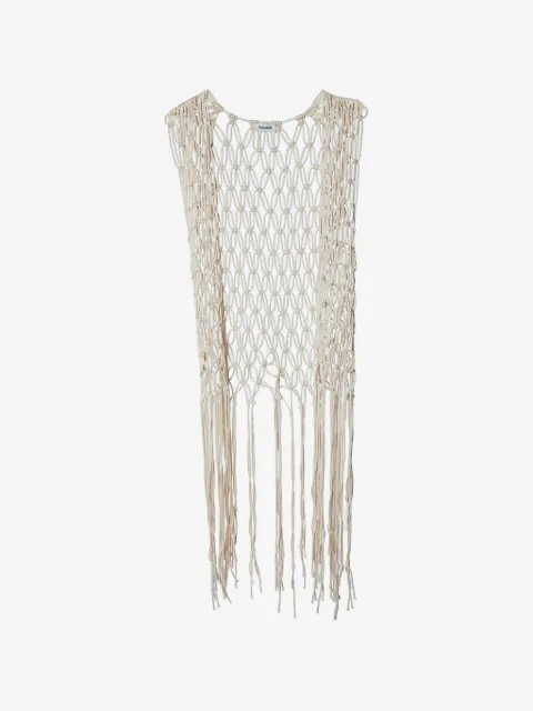 Nanushka fringed vest