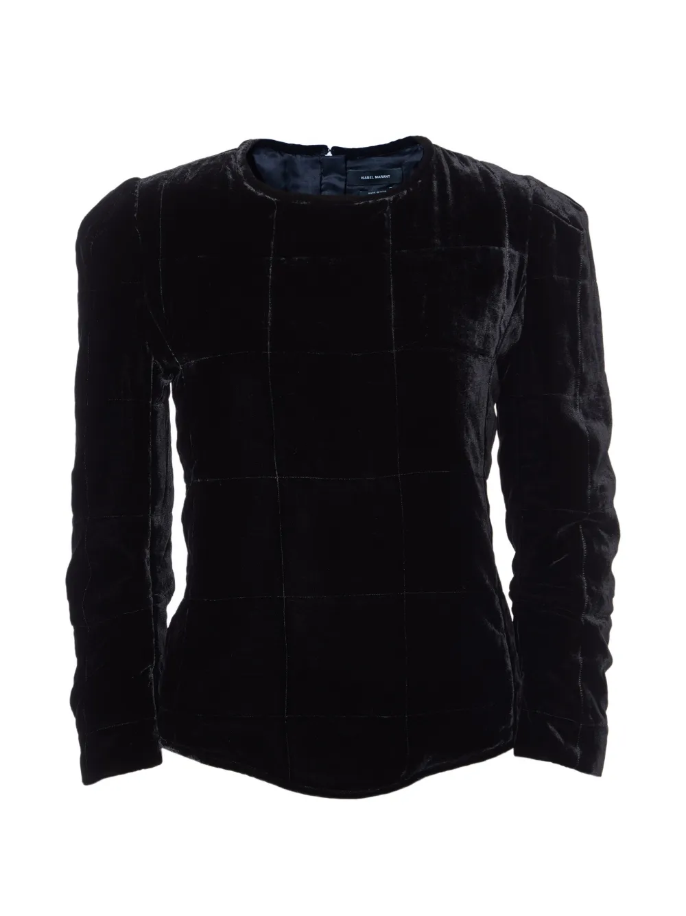 Isabel Marant Vintage Isabel Marant black velvet full sleeves top - Nero