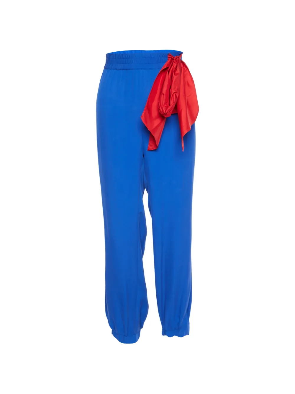 Red Valentino Vintage Pantaloni con fiocco - Blu