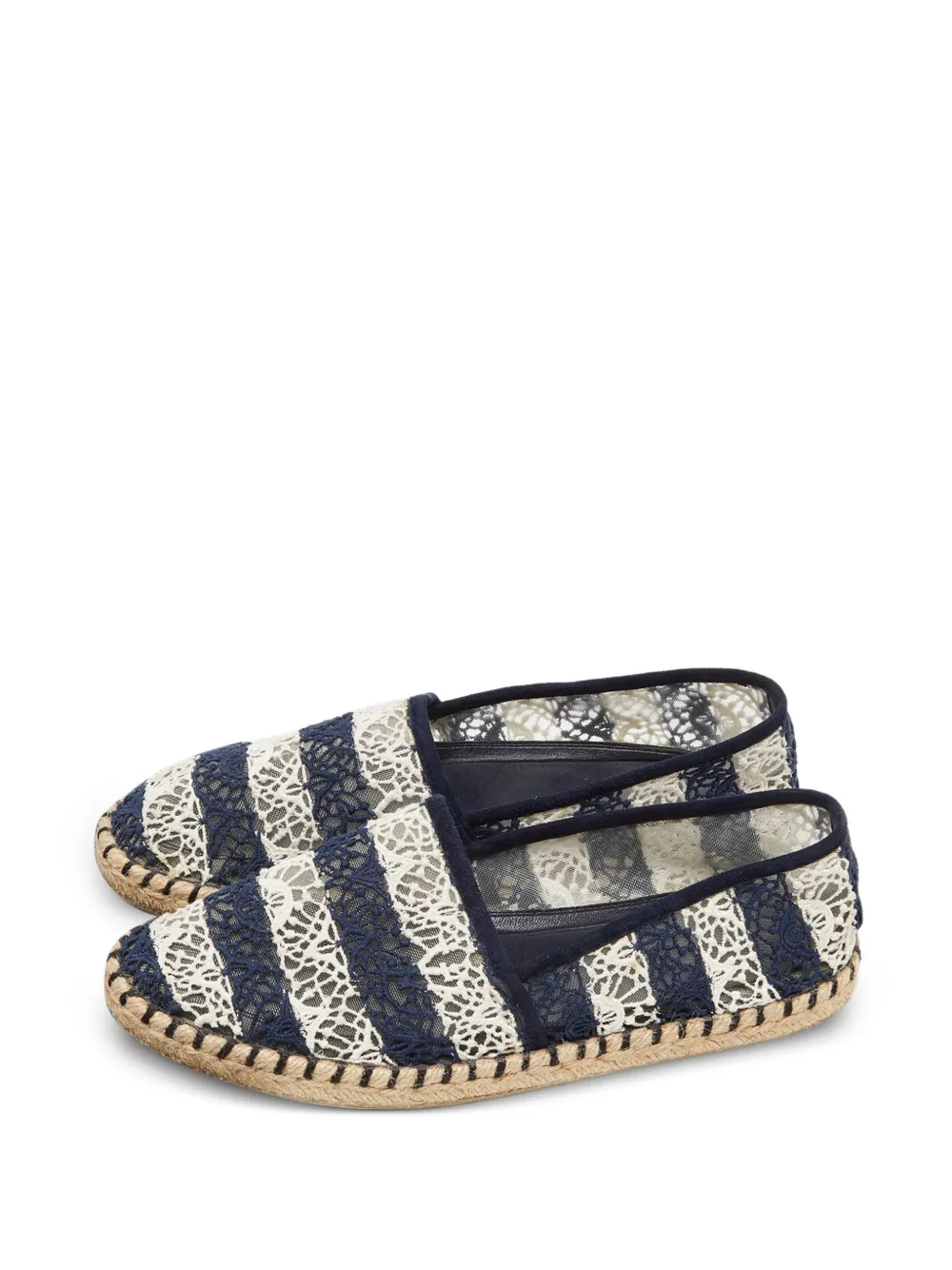 Louis Vuitton Pre-Owned crochet espadrilles - Blue