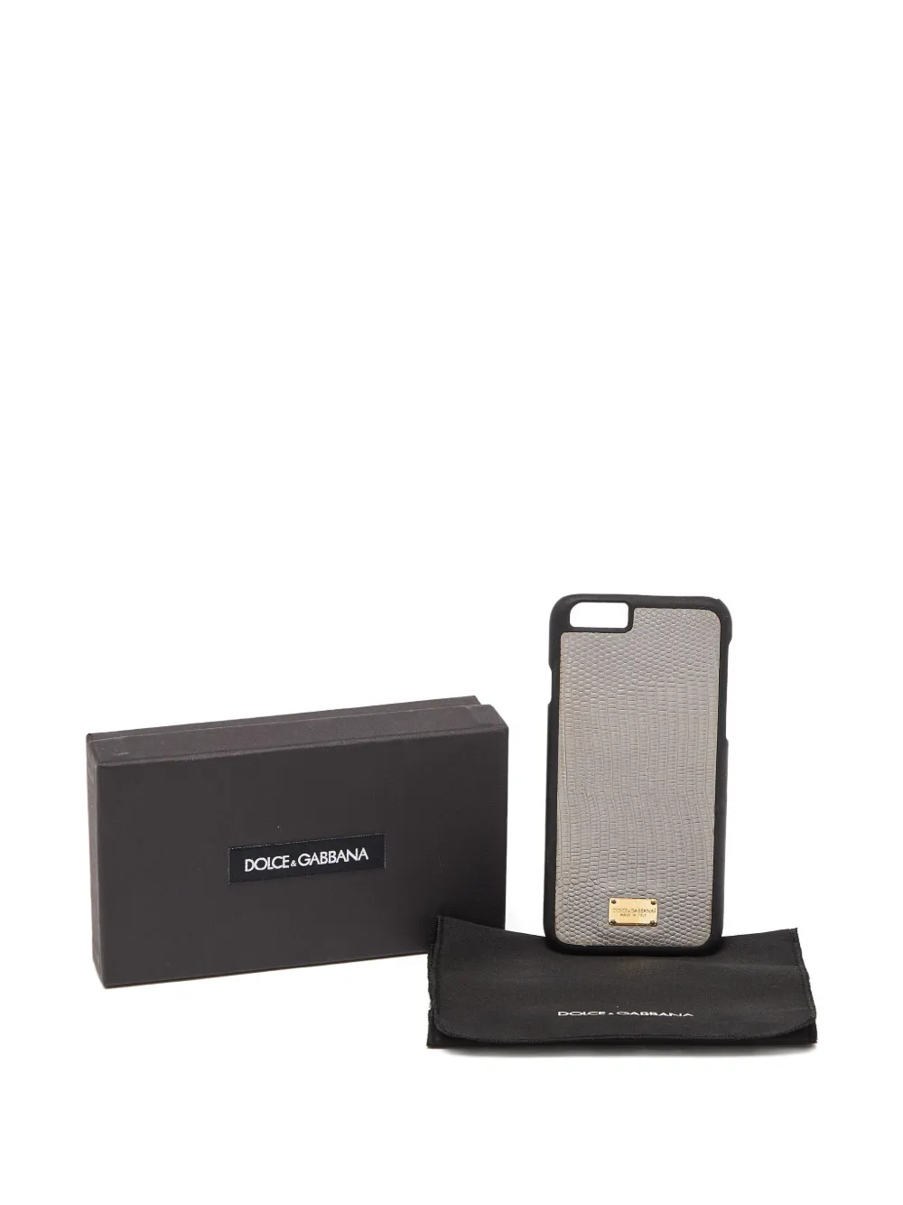 Dolce & Gabbana Pre-Owned Cover per smartphone con applicazione - Grigio