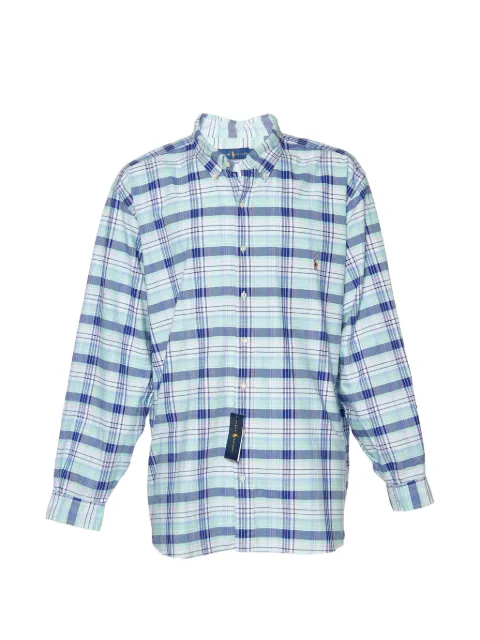 Polo Ralph Lauren Vintage camisa con botones y cuadros estampados