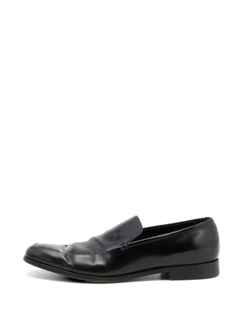 Prada Pre-Owned slip-on leather loafers