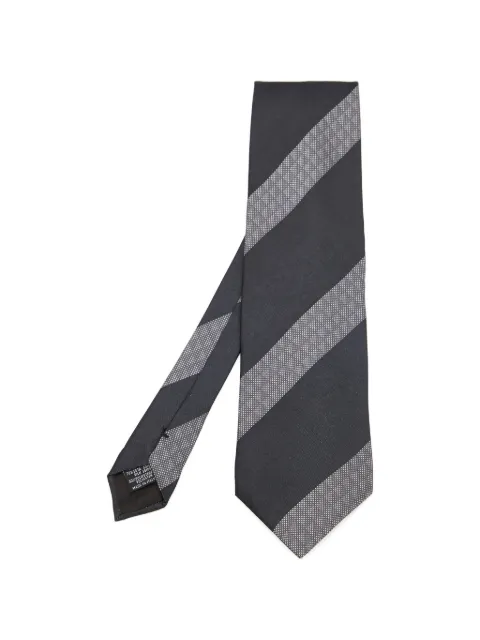 Emporio Armani Pre-Owned corbata con motivo de rayas