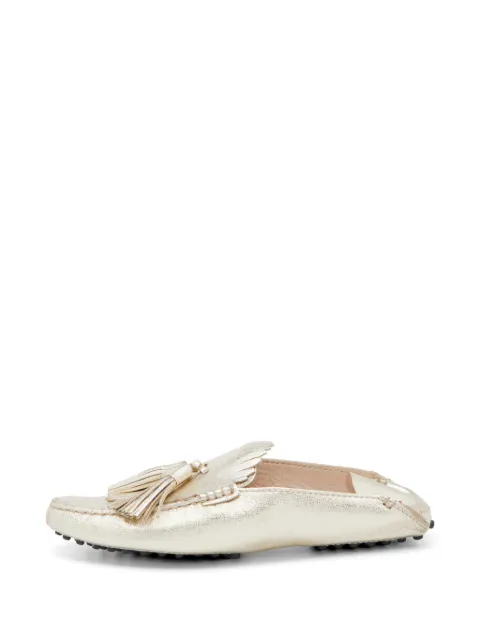 Tod's Vintage fringe tassel mules