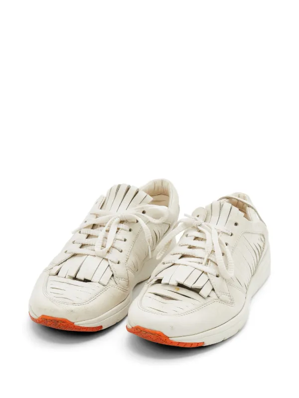 CHANEL Pre-Owned タッセル フリンジ スニーカー | ホワイト | FARFETCH JP