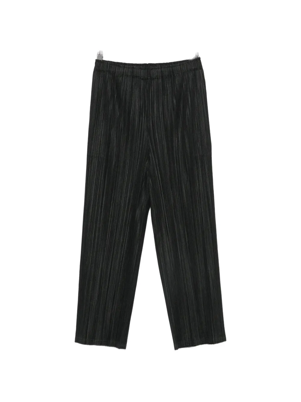 Pleats Please Issey Miyake plissed-effect trousers - Black